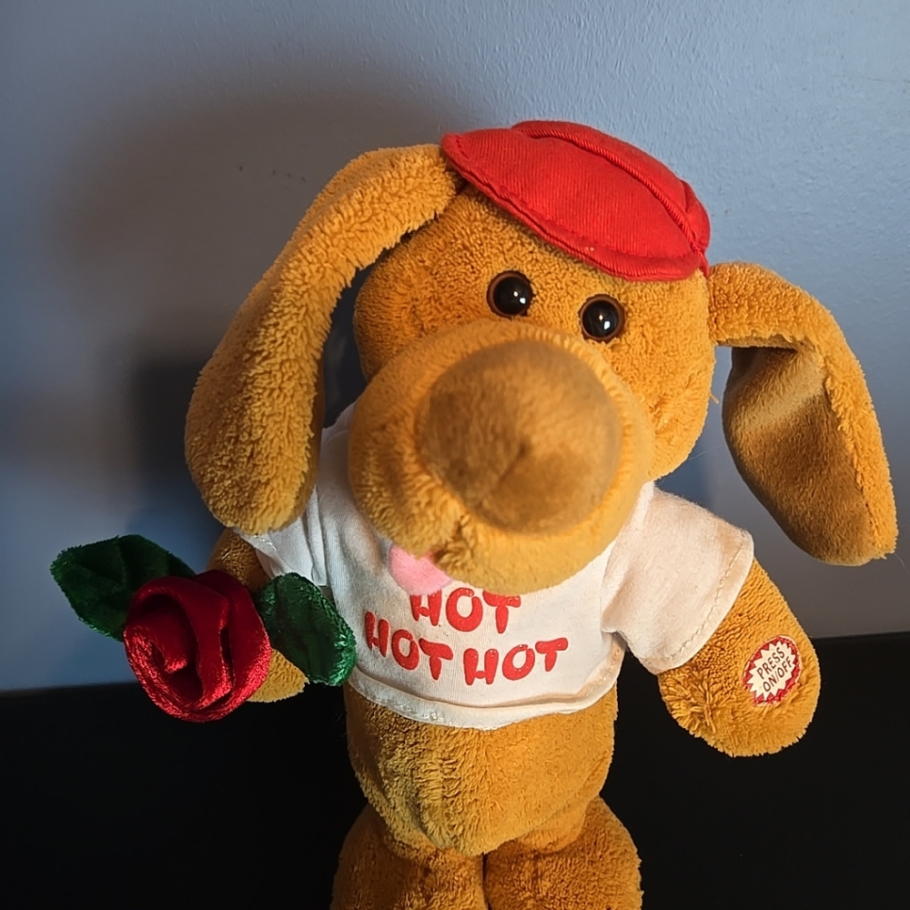 Dan Dee Vintage‎ Valentines Dog Puppy Animatronic Singing  Dancing Working Rare